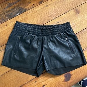 Generation Love XS Black Faux leather shorts